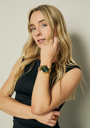 Time Teller — Gold / Green Sunray