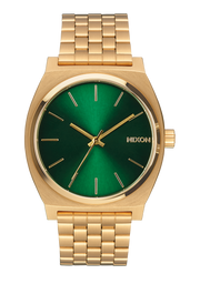 Time Teller — Gold / Green Sunray