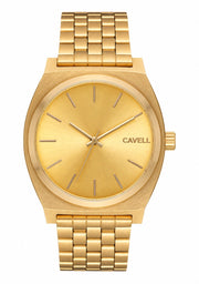 CAVELL Time Teller — All Gold / Gold — front view